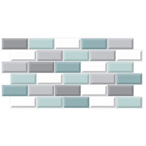 Декоративная панель ПВХ плитка 485х960 Квинта